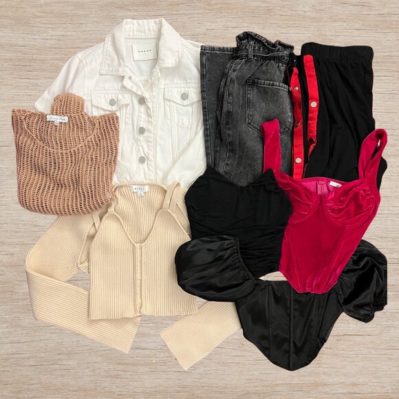 Lot of Women's Clothing Contemporary Size XS-M Reseller's Wholesale Bundle 8-pc - Picture 1 of 5